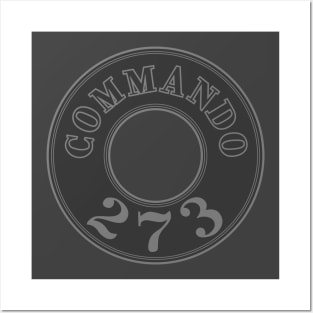 273 Commando - Engine Label Posters and Art